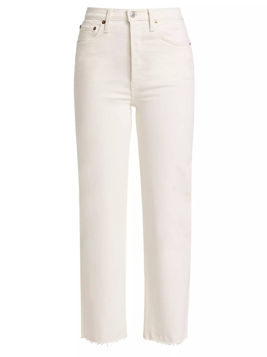 Re/Done - 70s Comfort Stretch High Rise Stovepipe Jeans