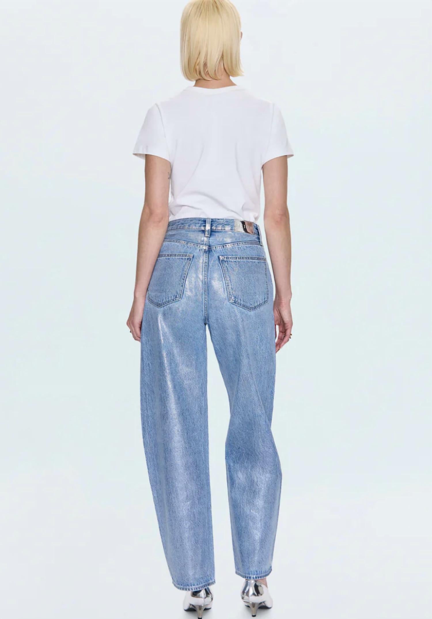 PISTOLA Wes Barrel Jeans in spellbound 1 - women's jeans - alternate view