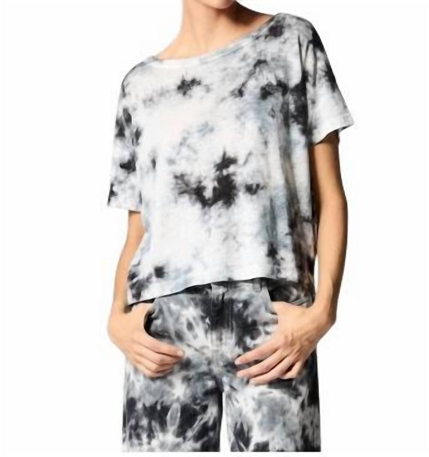Avant Toi - Hand Painted Linen Round Neck Tee