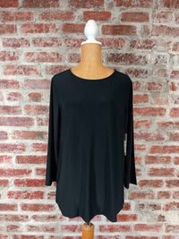 Multiples - Women's Rhinestone Embellished Top - Plus