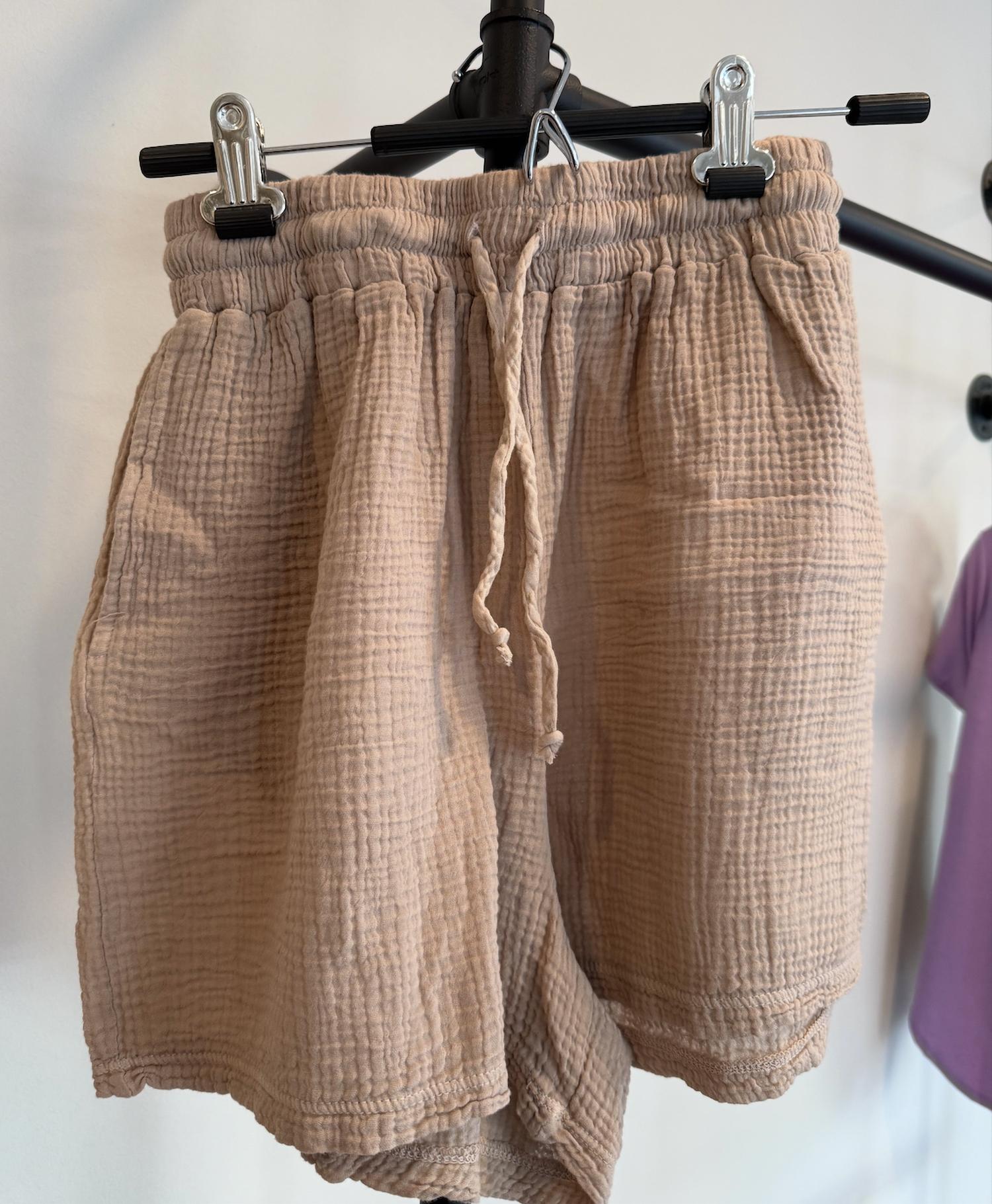 Stateside - Gauze Drawstring Short