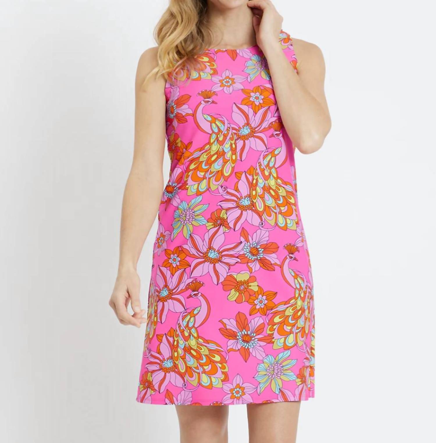 Jude Connally - Beth Twirling Peacock Spring Dress