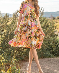 Les Amis - Tiger Lily Midi Dress