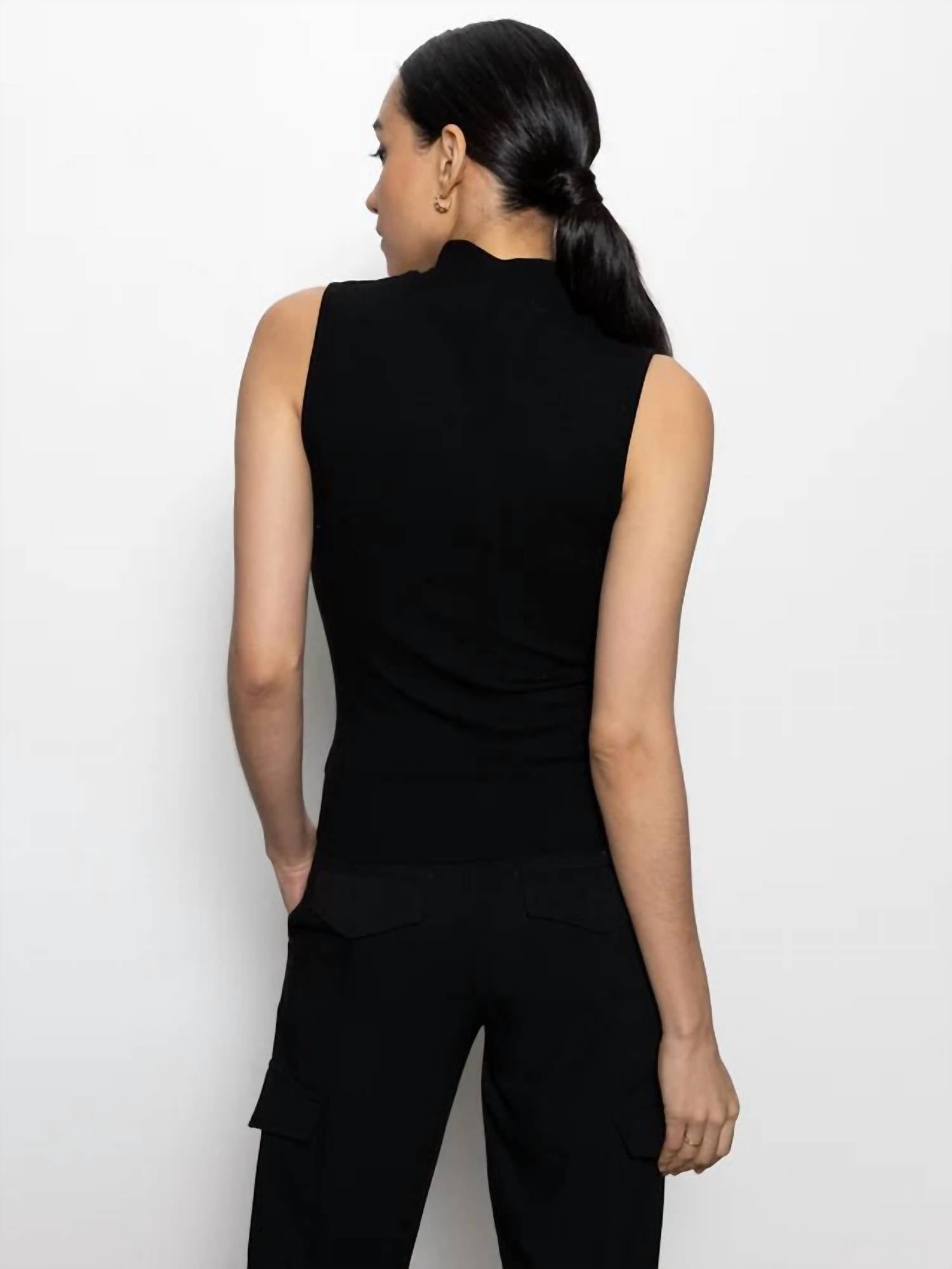 Sanctuary - Essential Sleeveless Mock Neck Top