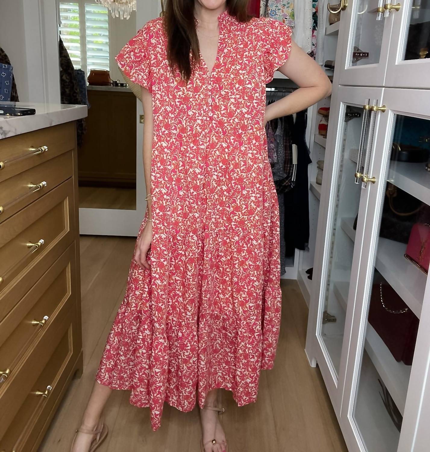 Entro - Blossom Breeze Midi Dress