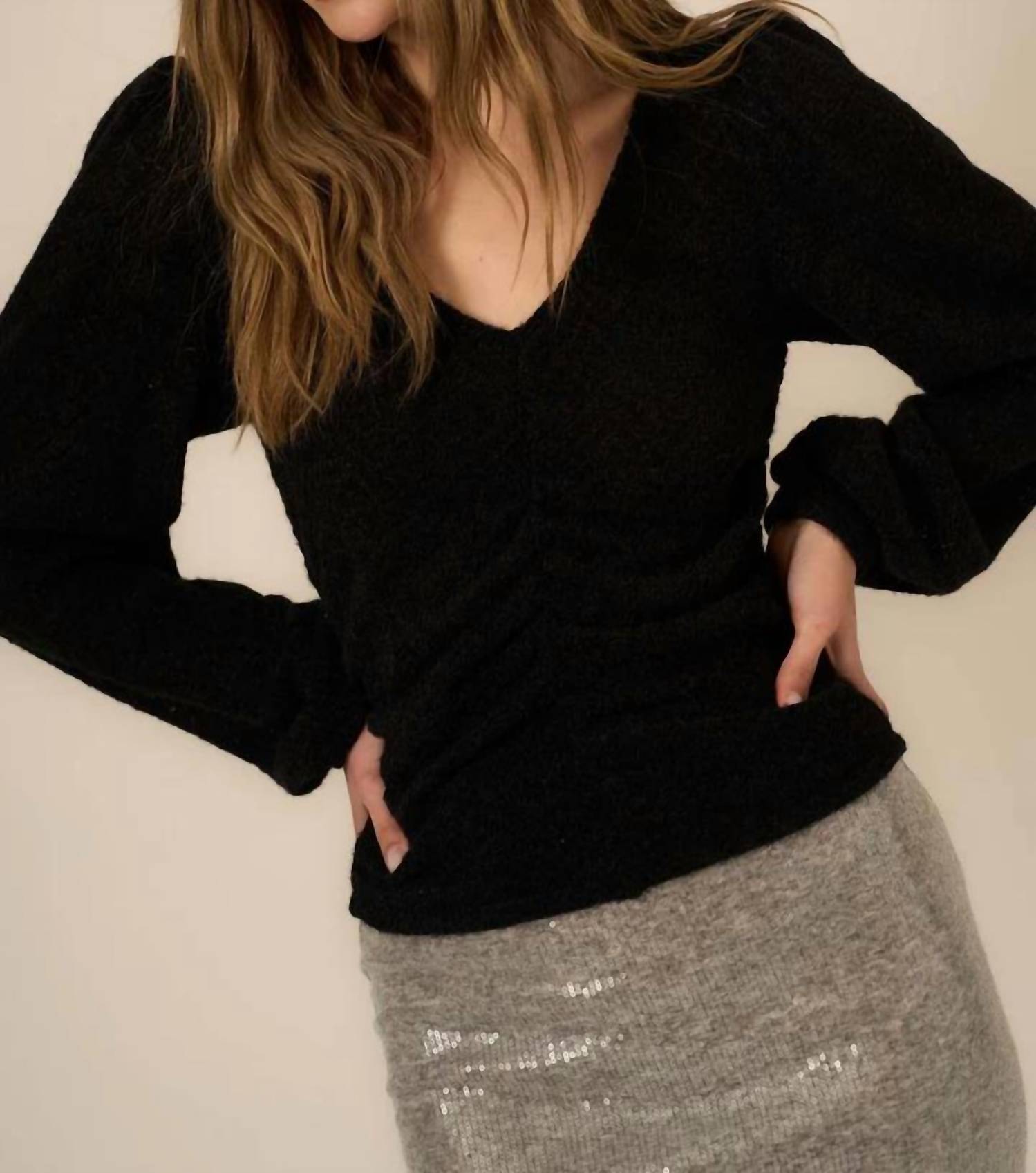 Project Social T - Ruched Center Sweater