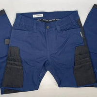 Huxtley Men's Fx-1 Slim Fit Pro Utility Pockets Pants in blue - men's pants