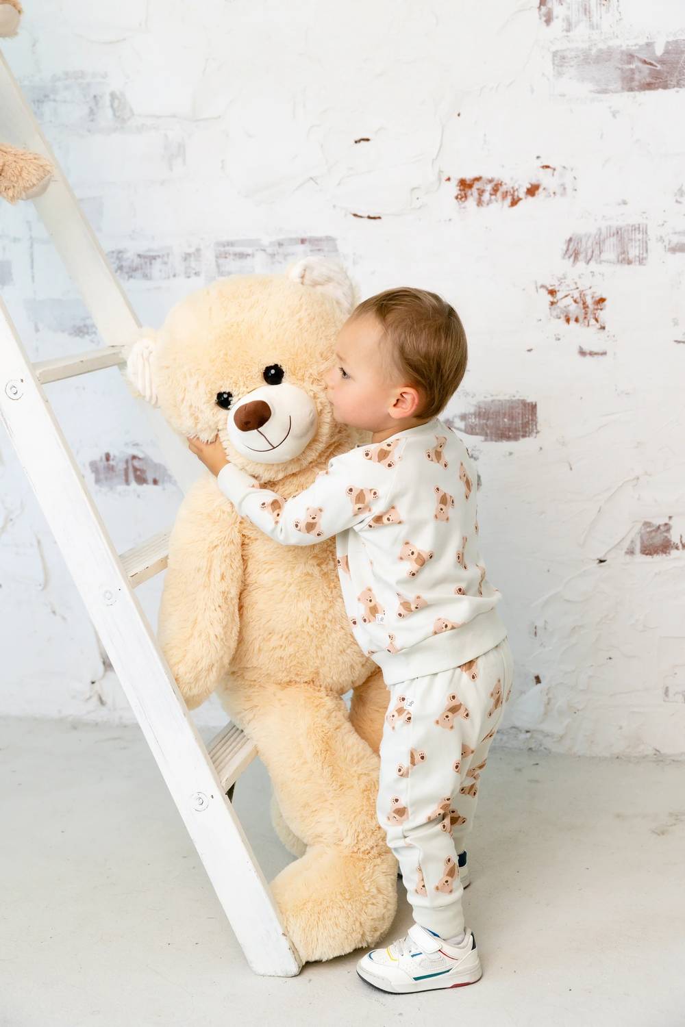 Bianca & Bear - Kid's All Over Teddy Bear Jogger Set