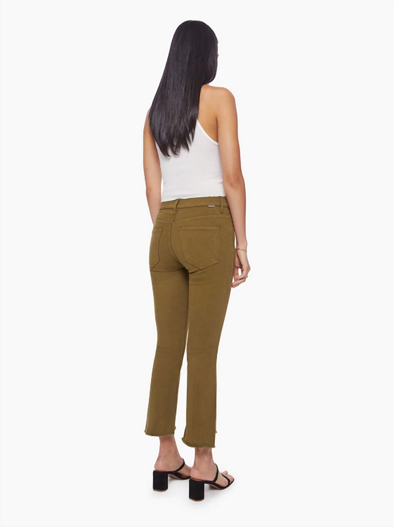 Mother - The Insider Crop Step Fray Jean