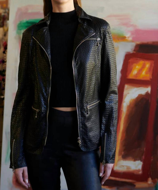 Jakett - Nicole Perf Leather Jacket