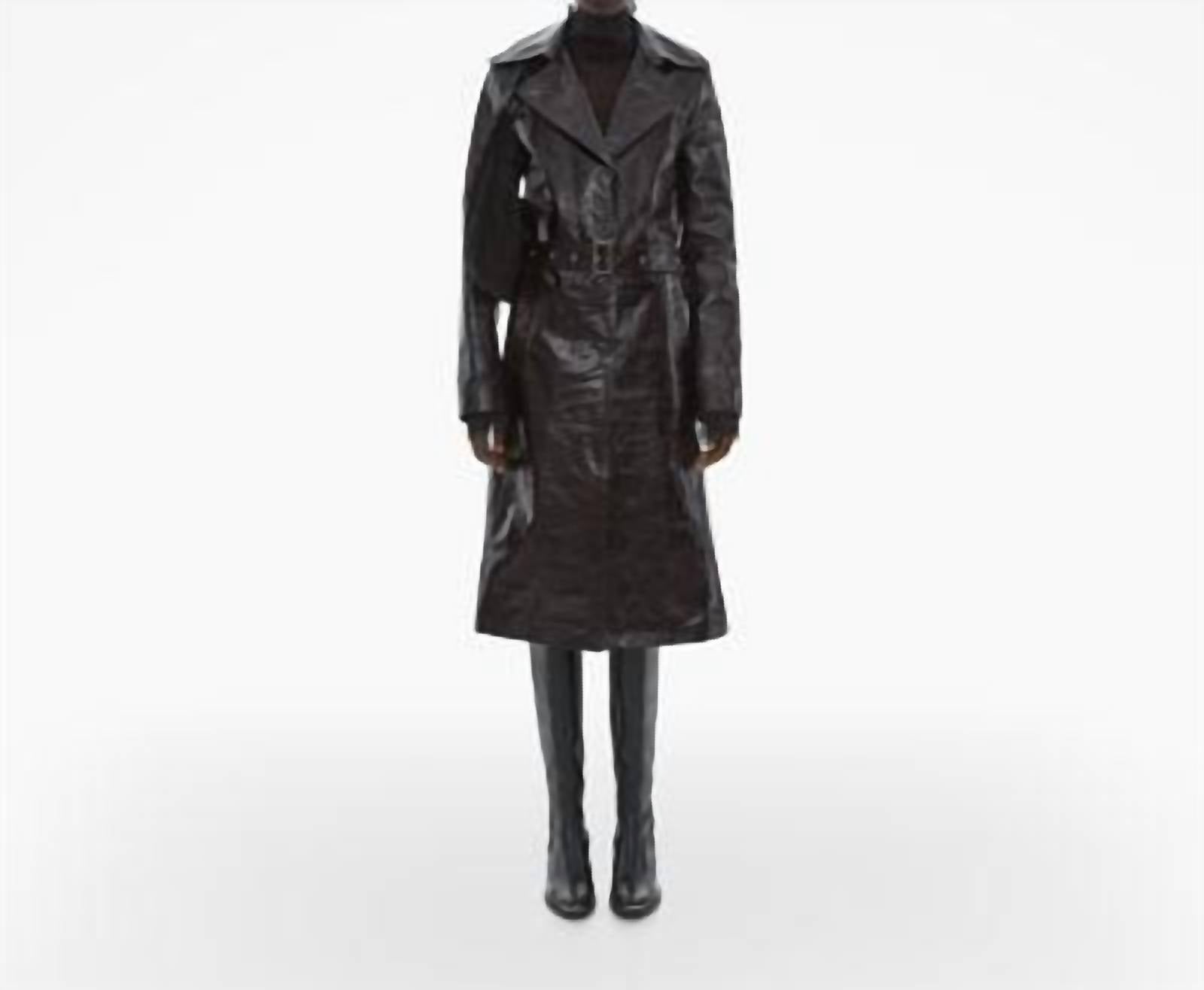 Helmut Lang - Leather Trench Coat