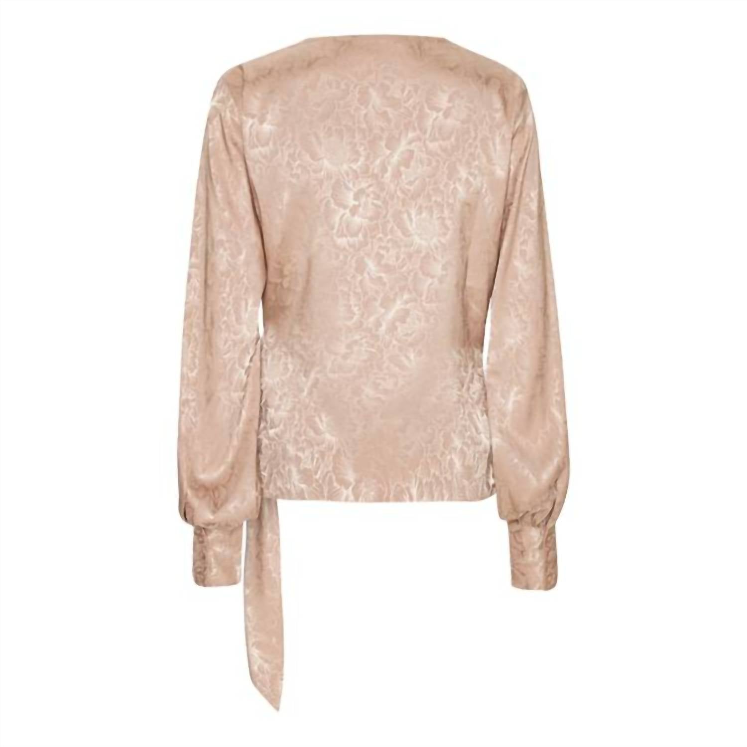Karmamia WOMEN'S INES BLOUSE in desert floral - women's blouse - detail view