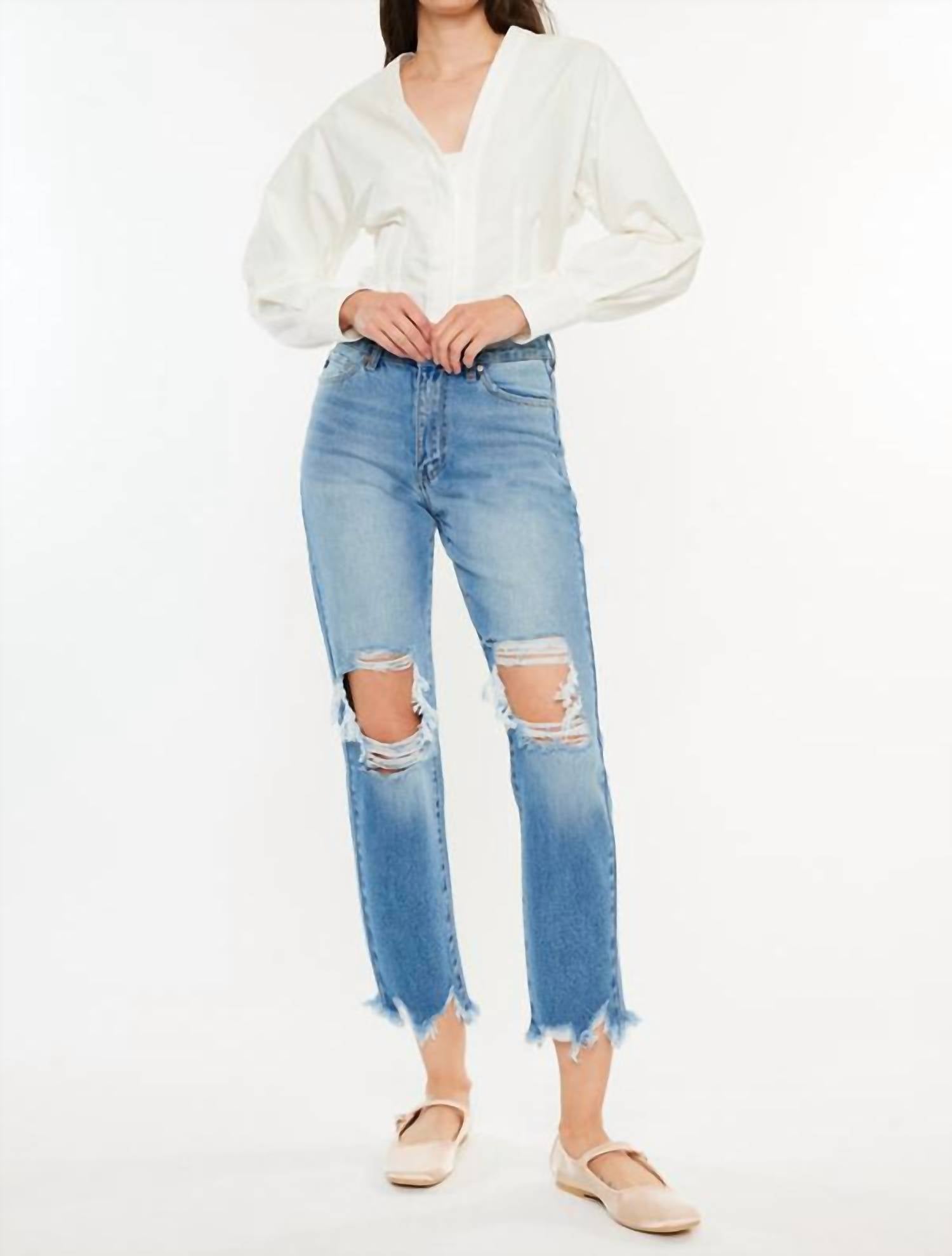 Kancan - Regina High Rise Mom Jeans