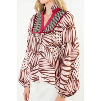 Thml - Long-sleeved Top With Printed Details