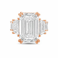 Diana M Jewels - Women's Emerald Lab-Grown Diamond Fashion Ring (15.00 Ct) - Grand