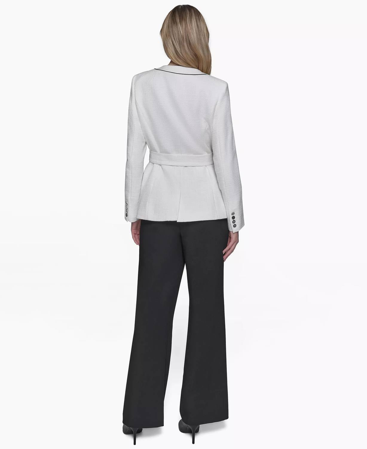 Karl Lagerfeld - Belted Tweed Jacket