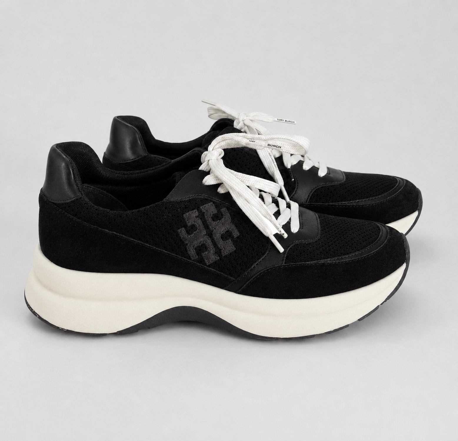 TORY BURCH Women's Kick Trainer Sneaker in black - women's sneaker