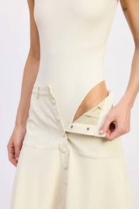 En Saison - Pearl Embellished Roza Knit Bodysuit