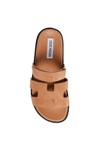 STEVE MADDEN Women's Mayven Flatform Slide Sandal in taupe - women's sandal - alternate view