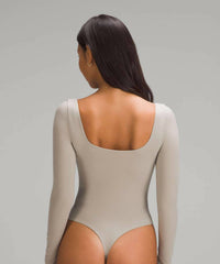 Lululemon - Wundermost Ultra-soft Nulu Square-neck Long-sleeve Bodysuit
