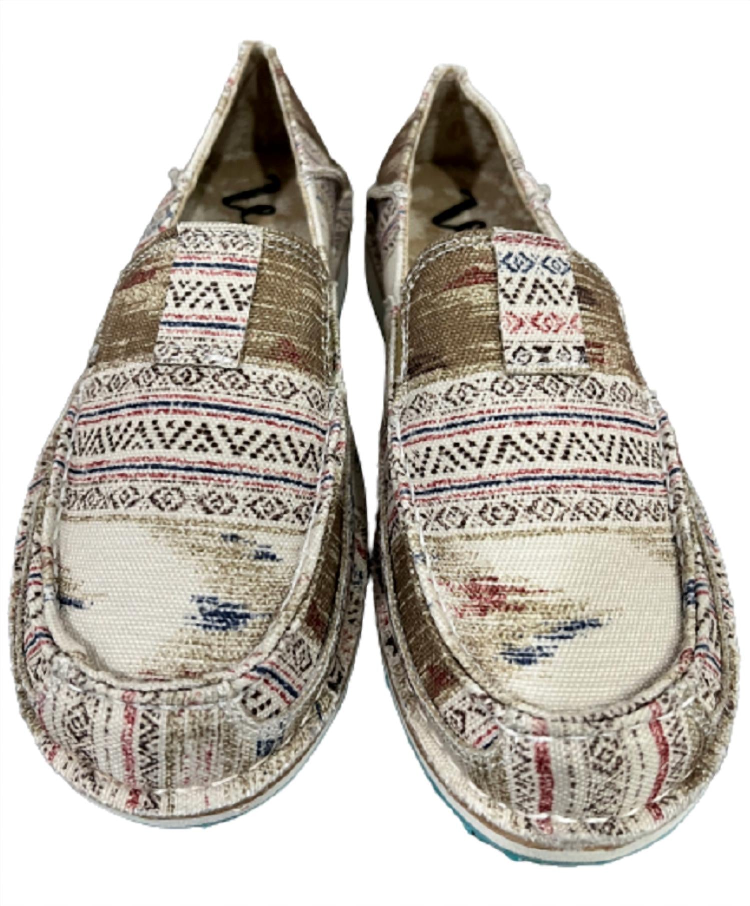 Very G - Women's Aztec Design Annie Slip On Shoes