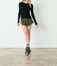 Bandier - Rivington Ribbed Long Sleeve Top