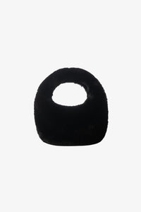 Lamarque - Women's Alix Mini Faux Fur Hobo Bag