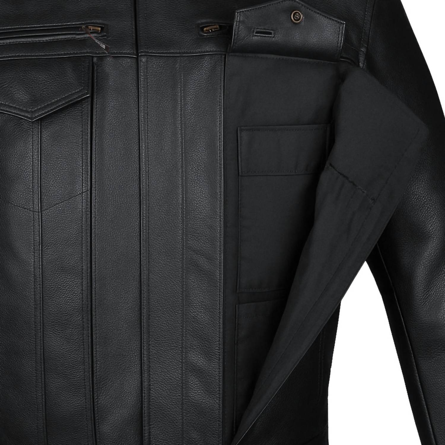 Jackets 4 Bikes - Men’s Buffalo Leather Moto Jacket