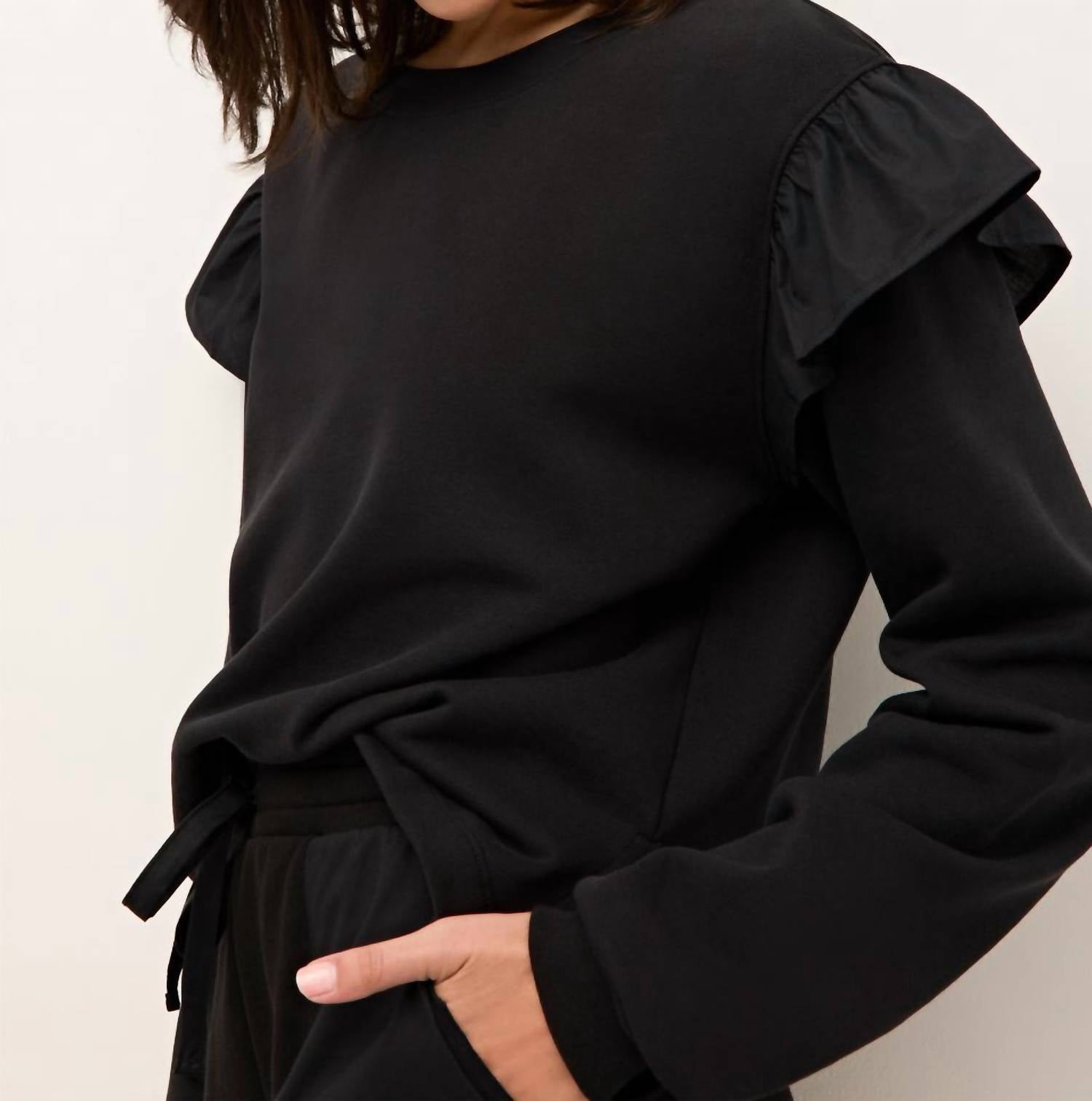 Marie Oliver - Houser Long Sleeve Pullover Sweatshirt