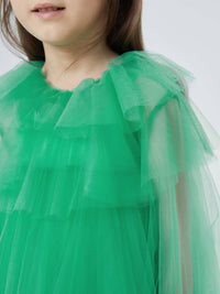 Girl's Ruffles Layers Dress
