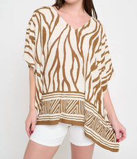 Meet Me In Santorini - Sienna Woodlands Tunic