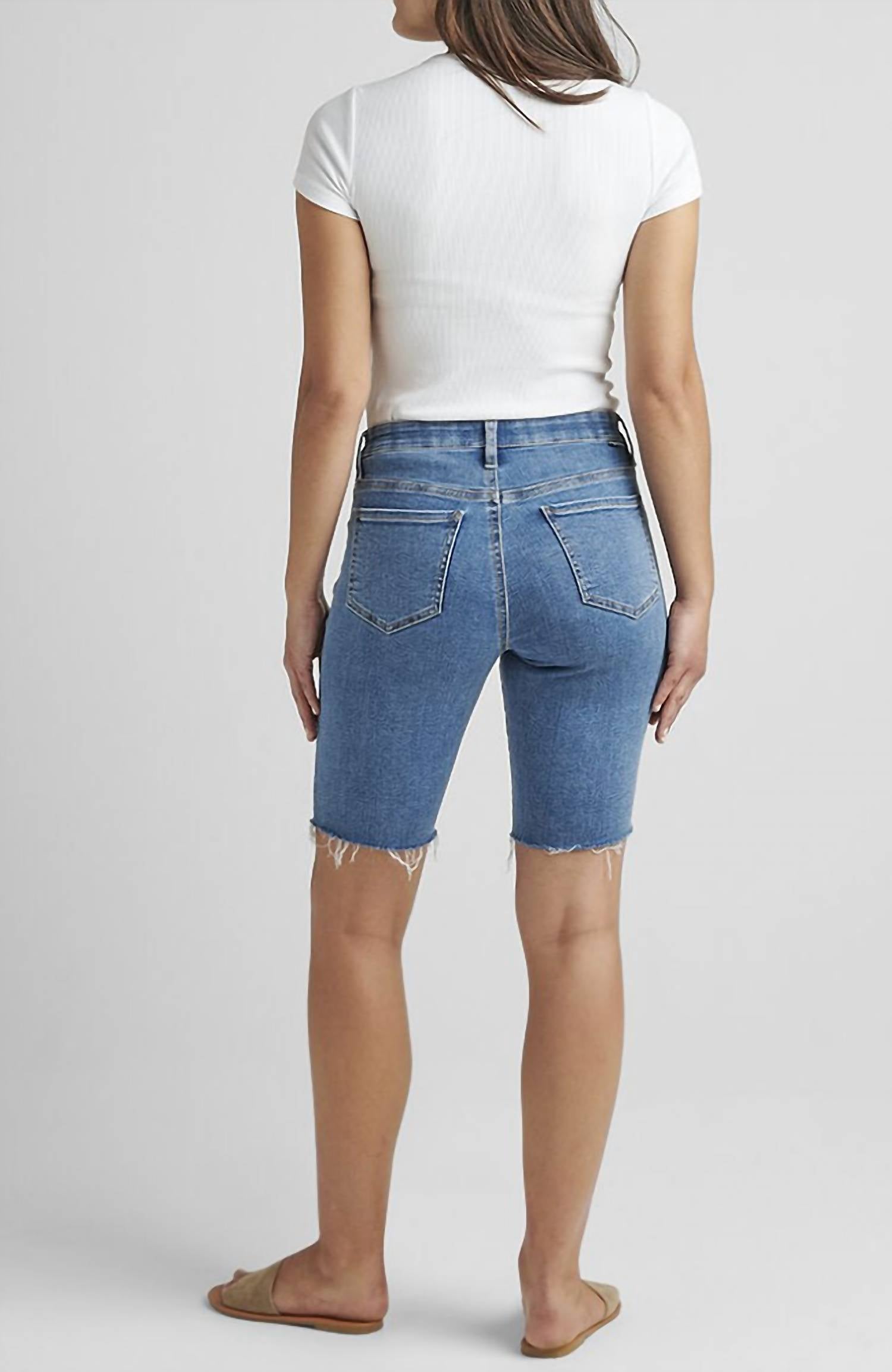 Jag - Cecilia Mid Rise Bermuda Shorts