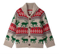 Hatley - Boy's Winter Elk Shawl Cardigan