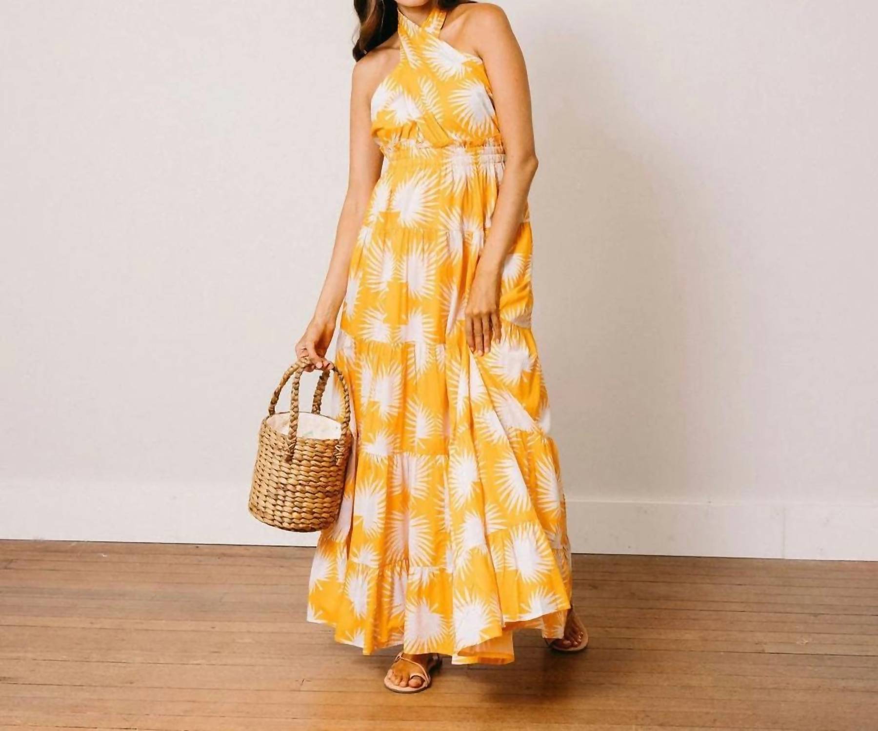 Sunshine Tienda - Halter Capri Dress