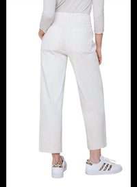 Renuar Harbor Wide-leg Crop Pants in bleached - women's pants - alternate view
