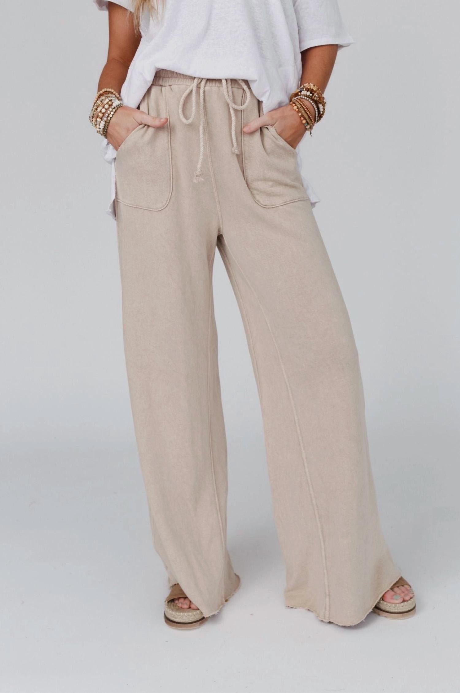 Three Bird Nest - Relaxing Wide Leg Robin Pants