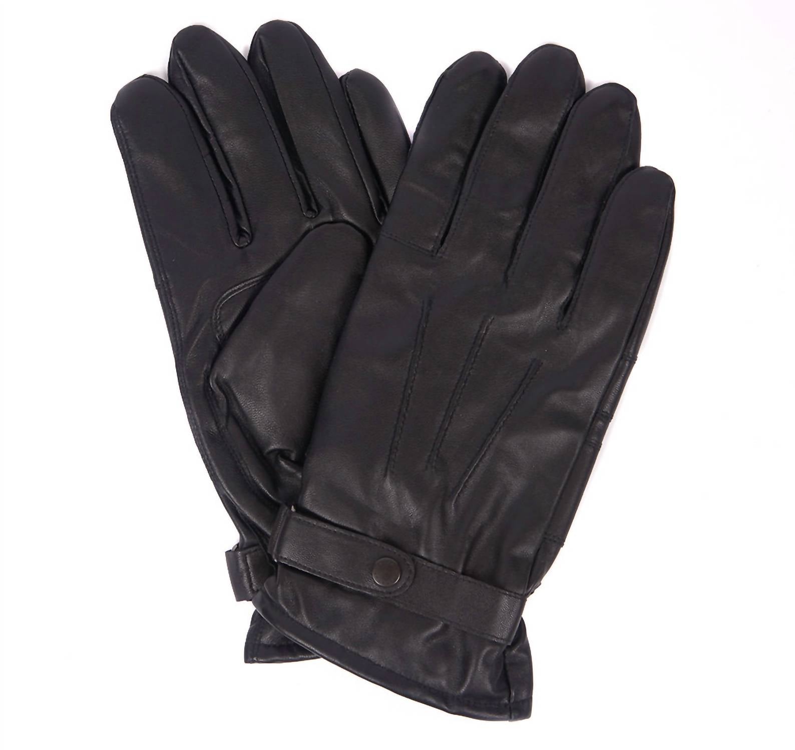 Barbour - Men's Burnished Leather Thinsulate Gloves