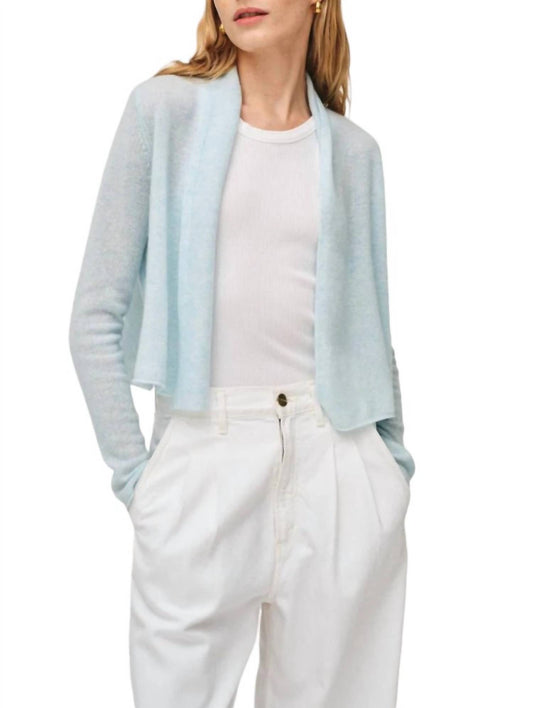 White + Warren - CASHMERE SHRUNKEN TRAPEZE CARDIGAN