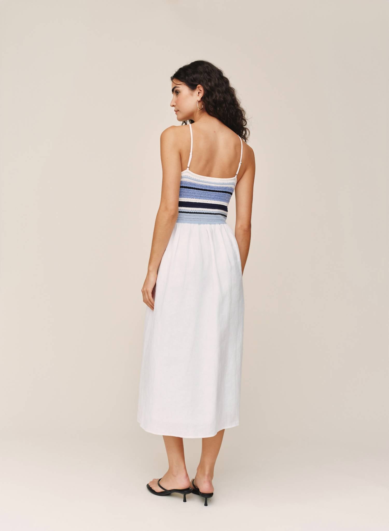 Bella Dahl - Crochet Mixed Midi Dress