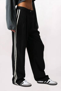 Olivaceous - Side Stripe Track Pants