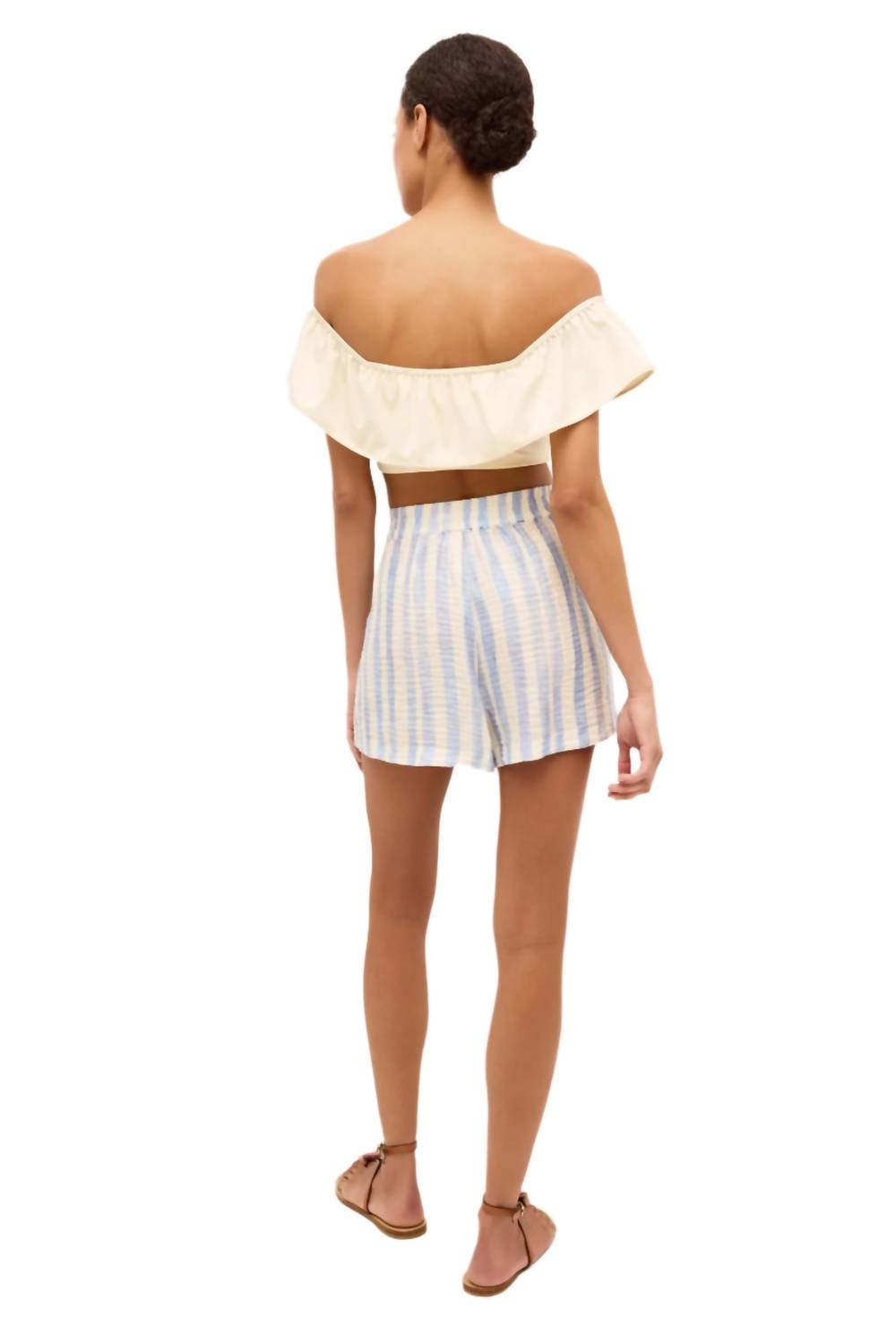 Marie Oliver Ana Beach Short in agua - women's shorts - view 4