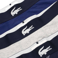 Lacoste - Men's 3 Pack Cotton Stretch Print Boxer Briefs