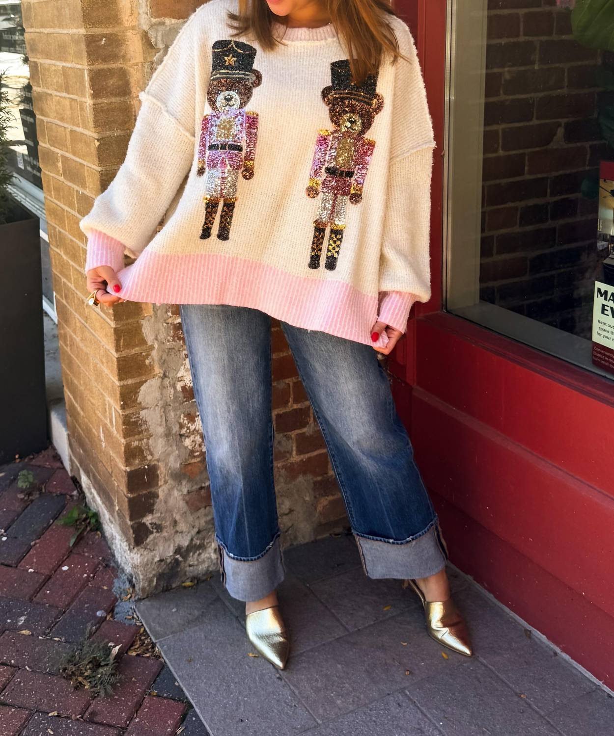 Fantastic Fawn - Beary Merry Sweater