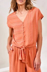 Tribal - Tie Front Blouse
