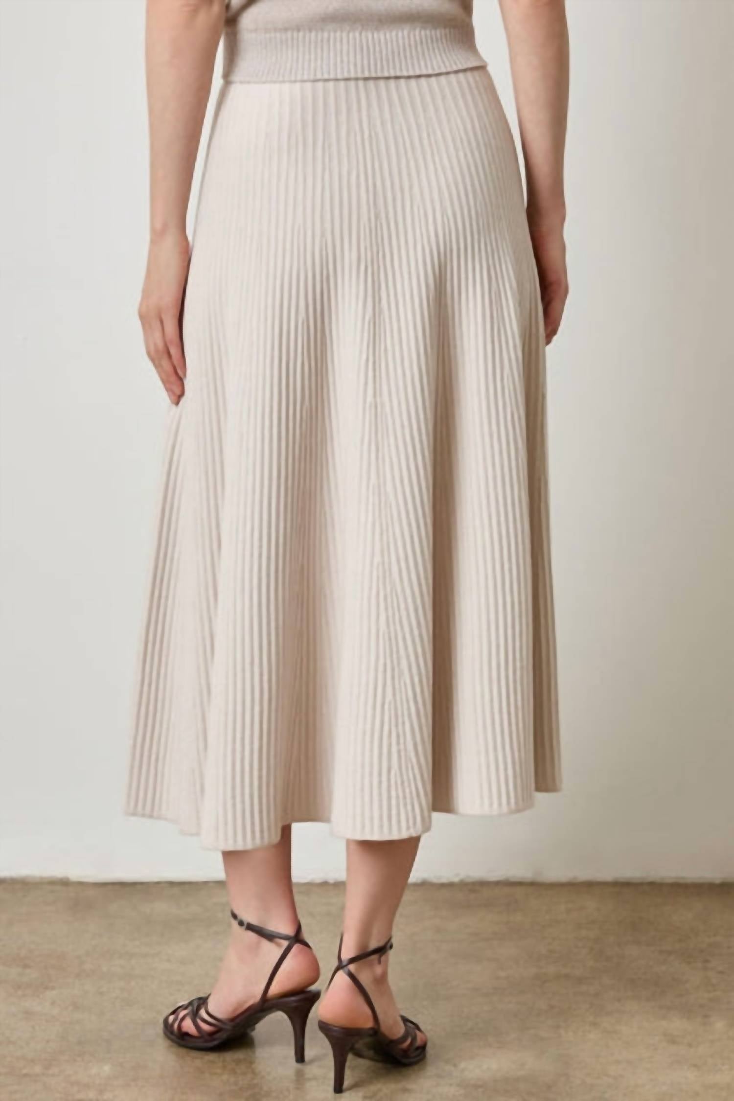 Lilla P - Flared Knit Skirt