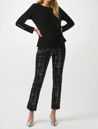 Joseph Ribkoff - Casual Crew Neck Shirt