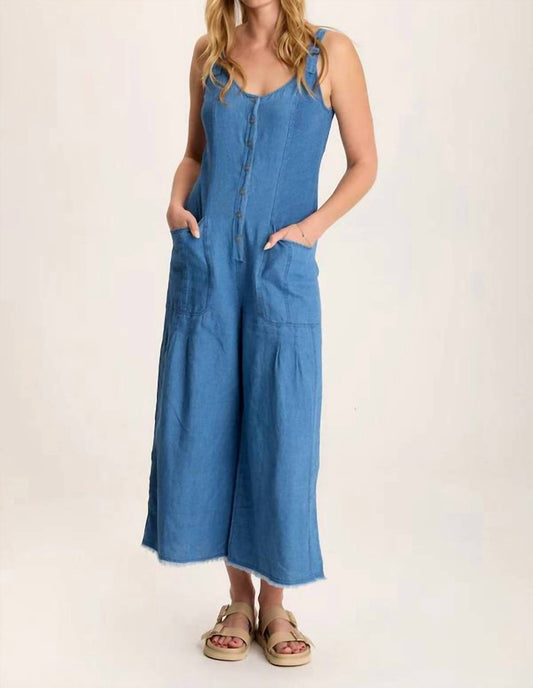 Xcvi - Jalila Mock-denim Jumpsuit