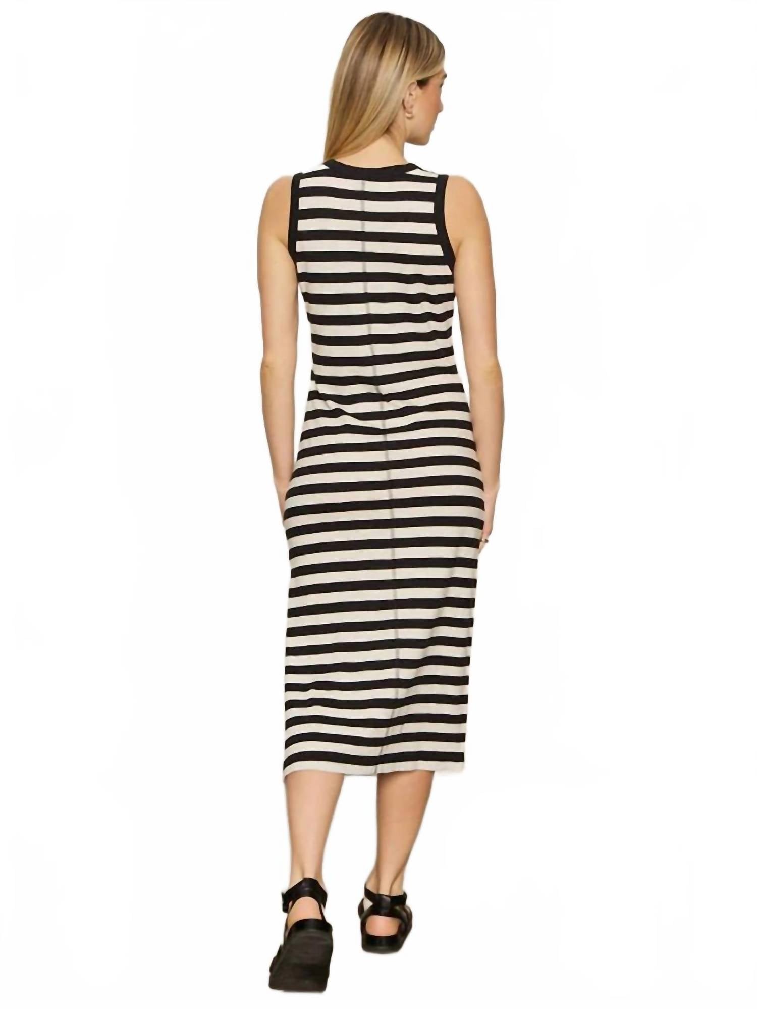 Sanctuary - Contrast Trim Midi Dress