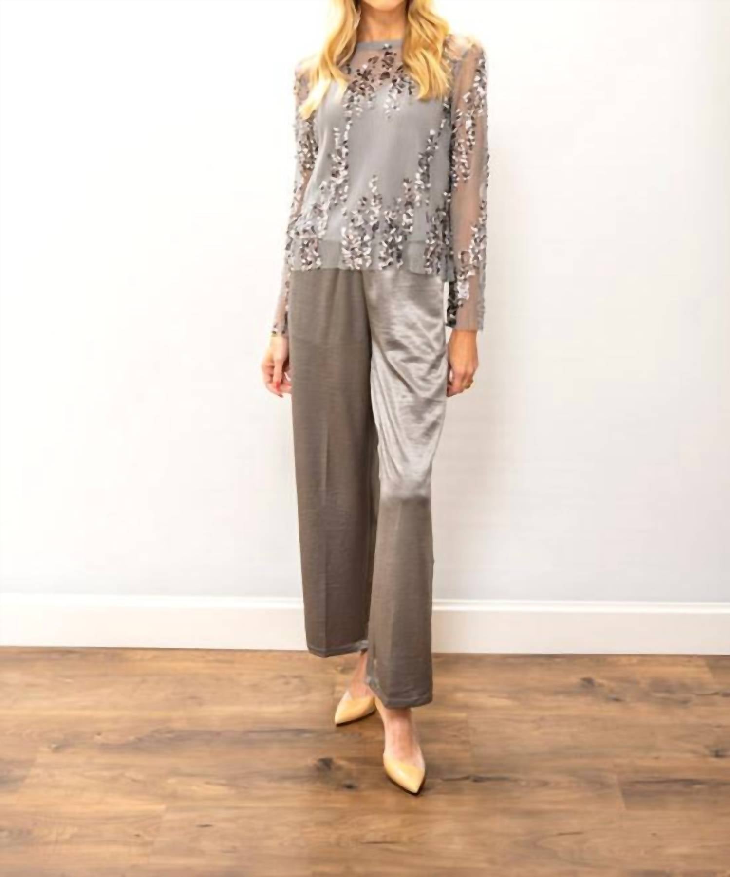 Lucy Paris - Ginny Sequined Blouse