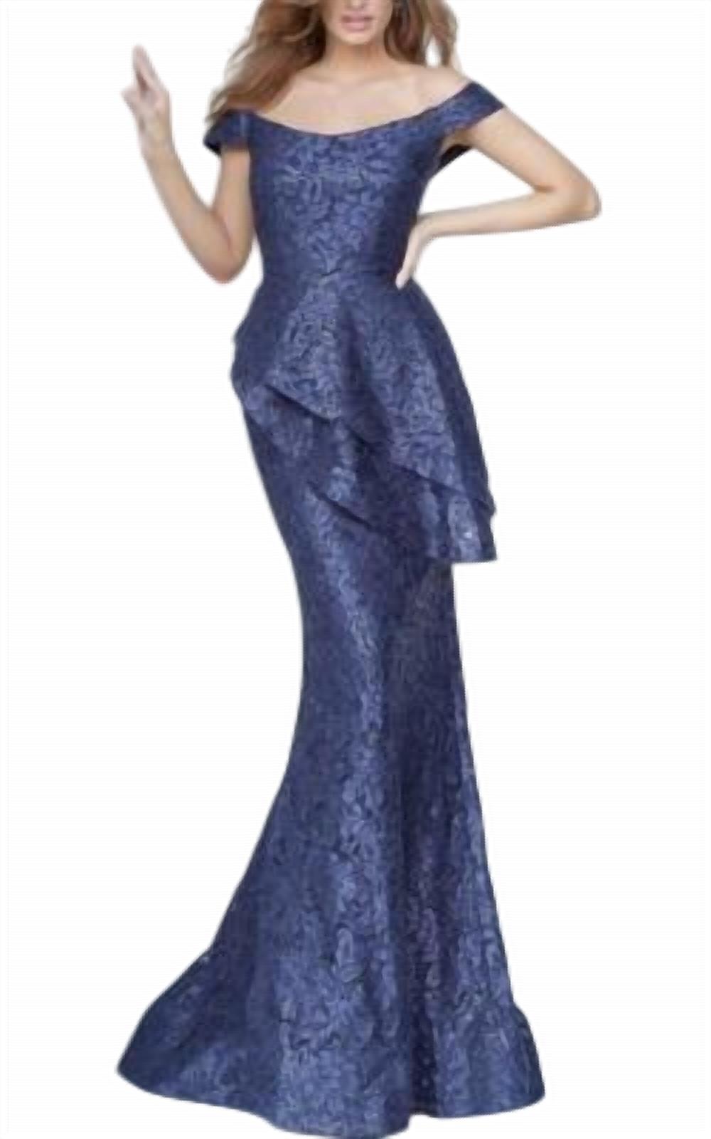 Jovani - Off The Shoulder Mermaid Gown